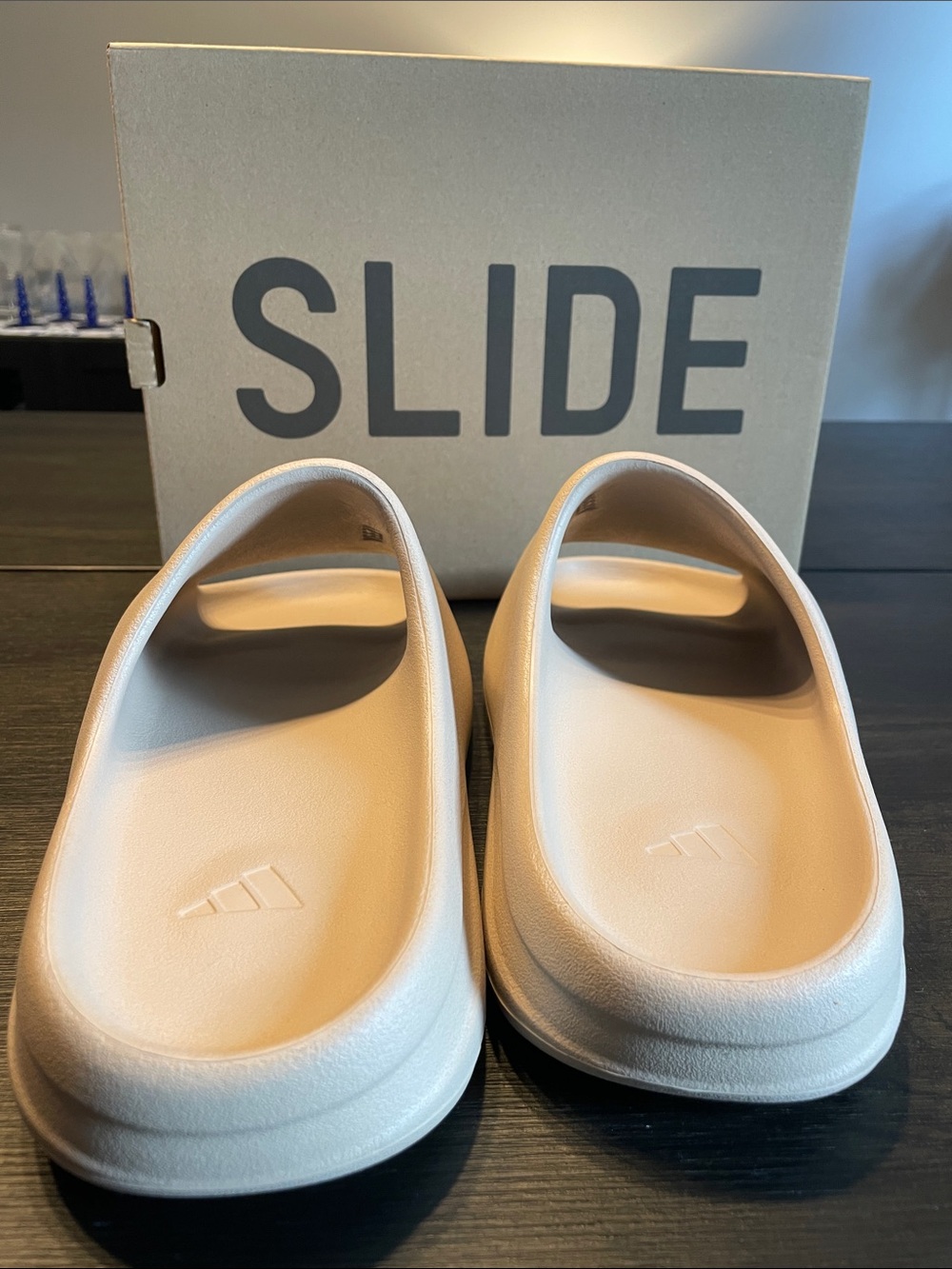 Sz 12 adidas YZY Slide in Tan Neutral Slip-On Sandal - Picture 5 of 10